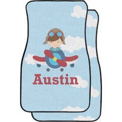 Airplane & Pilot Car Floor Mats (Front Seat) (Personalized)