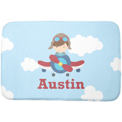 Airplane & Pilot Dish Drying Mat (Personalized)