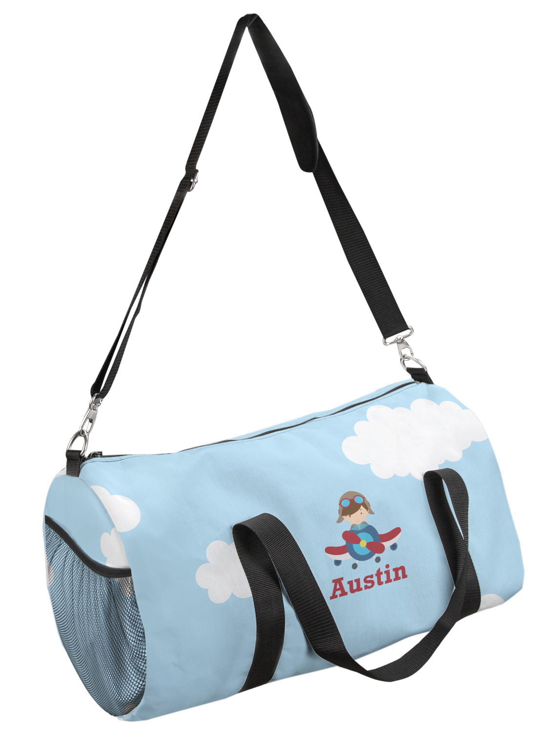 duffel bag airplane