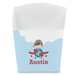 Airplane & Pilot French Fry Favor Boxes (Personalized)