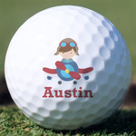 Airplane & Pilot Golf Balls (Personalized)