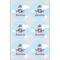 Airplane & Pilot Icing Circle - Large - Set of 6