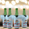 Airplane & Pilot Jersey Bottle Cooler - Set of 4 - LIFESTYLE