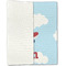 Airplane & Pilot Linen Placemat - Folded Half