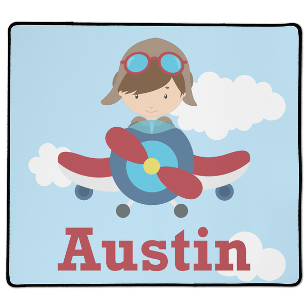 Custom Airplane & Pilot XL Gaming Mouse Pad - 18" x 16" (Personalized)