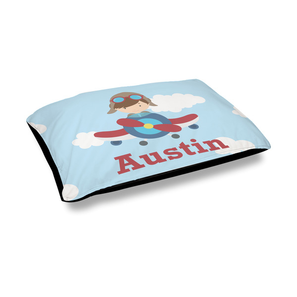 Custom Airplane & Pilot Outdoor Dog Bed - Medium (Personalized)