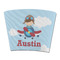 Airplane & Pilot Party Cup Sleeves - without bottom - FRONT (flat)