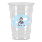 Airplane & Pilot Party Cups - 16oz (Personalized)