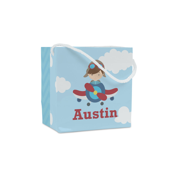 Custom Airplane & Pilot Party Favor Gift Bags - Matte (Personalized)