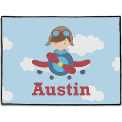 Airplane & Pilot Door Mat (Personalized)