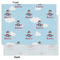 Airplane & Pilot Tissue Paper - Heavyweight - Large - Front & Back