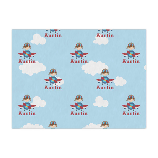Custom Airplane & Pilot Large Tissue Papers Sheets - Heavyweight (Personalized)