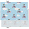 Airplane & Pilot Tissue Paper - Heavyweight - XL - Front & Back