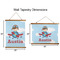 Airplane & Pilot Wall Hanging Tapestries - Parent/Sizing