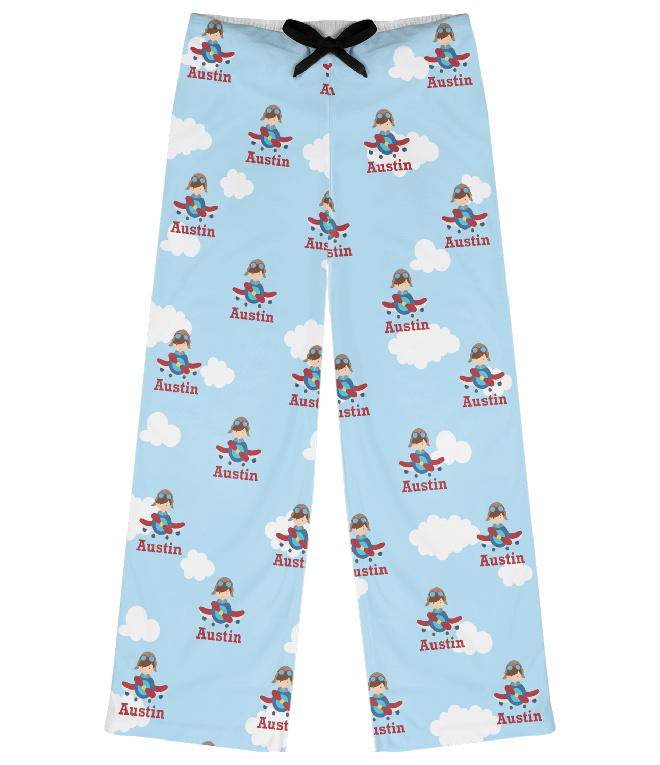 Airplane Pilot Design Custom Womens Pajama Pants