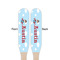 Airplane & Pilot Wooden Food Pick - Paddle - Double Sided - Front & Back