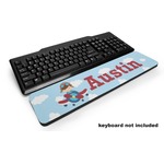 Airplane & Pilot Keyboard Wrist Rest (Personalized)