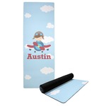 Airplane & Pilot Yoga Mat (Personalized)