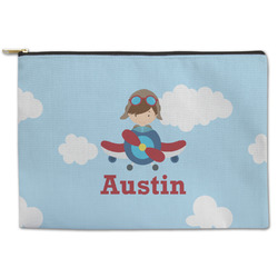 Airplane & Pilot Zipper Pouch (Personalized)