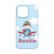 Airplane & Pilot iPhone 13 Mini Case - Back