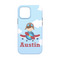 Airplane & Pilot iPhone 13 Mini Tough Case - Back