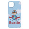 Airplane & Pilot iPhone 14 Plus Case - Back