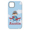 Airplane & Pilot iPhone 14 Plus Tough Case - Back