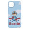 Airplane & Pilot iPhone 14 Pro Max Case - Back