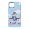 Airplane & Pilot iPhone 14 Pro Tough Case - Back