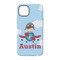 Airplane & Pilot iPhone 14 Tough Case - Back