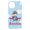 Airplane & Pilot iPhone 15 Plus Case - Back