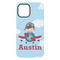 Airplane & Pilot iPhone 15 Plus Tough Case - Back