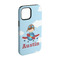 Airplane & Pilot iPhone 15 Tough Case -  Angle