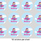 Airplane & Girl Pilot 1" Multipurpose Round Labels - Sheet