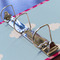 Airplane & Girl Pilot 3 Ring Binders - Full Wrap - 2" - DETAIL