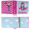 Airplane & Girl Pilot 3 Ring Binders - Full Wrap - 3" - APPROVAL