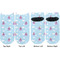 Airplane & Girl Pilot Adult Ankle Socks - Double Pair - Front and Back - Apvl