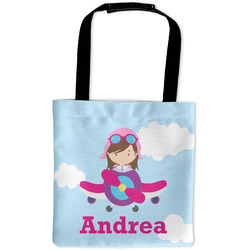 Airplane & Girl Pilot Auto Back Seat Organizer Bag (Personalized)