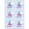 Airplane & Girl Pilot Drink Topper - Large - Set of 6