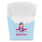 Airplane & Girl Pilot French Fry Favor Box - Front View