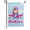 Airplane & Girl Pilot Garden Flag & Garden Pole