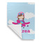 Airplane & Girl Pilot Garden Flags - Large - Single Sided - FRONT FOLDED