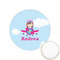 Airplane & Girl Pilot Icing Circle - XSmall - Front