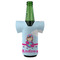 Airplane & Girl Pilot Jersey Bottle Cooler - Set of 4 - FRONT (on bottle)