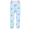 Airplane & Girl Pilot Men's Pjs Back - on model