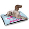 Airplane & Girl Pilot Outdoor Dog Beds - Large - IN CONTEXT