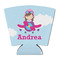 Airplane & Girl Pilot Party Cup Sleeves - with bottom - FRONT