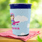 Airplane & Girl Pilot Party Cup Sleeves - with bottom - Lifestyle