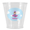 Airplane & Girl Pilot Plastic Shot Glasses - Front/Main