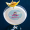 Airplane & Girl Pilot Printed Drink Topper - Medium - In Context